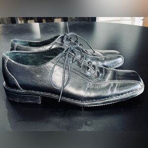 Rockport Men's Shoes Size 9M Black Lace Up Leather Oxfords dress